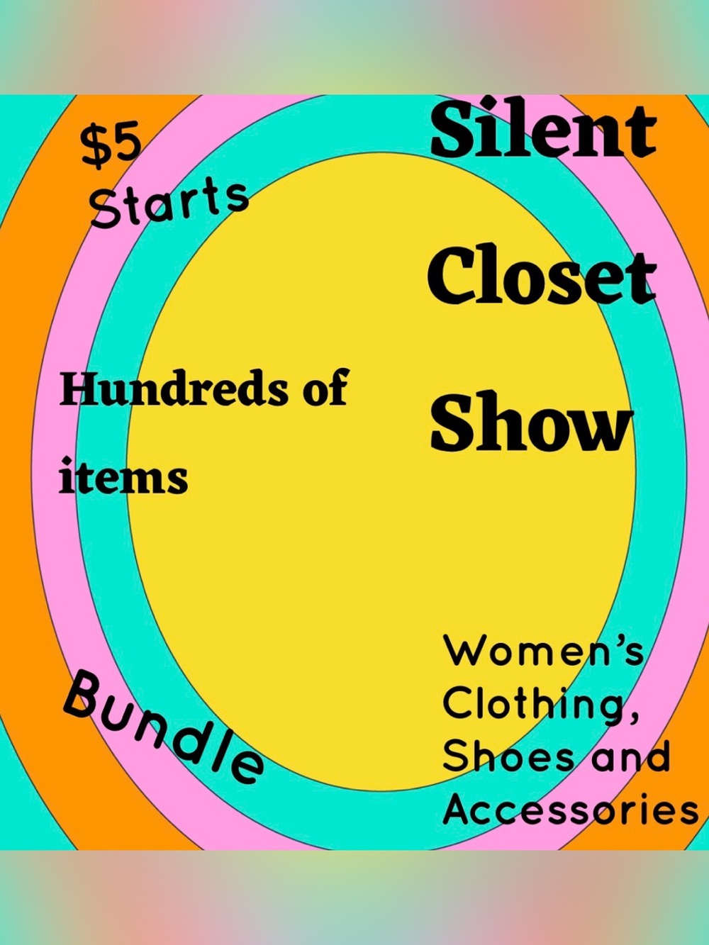 Silent Closet Sale - Friday, May 29, 6PM EST. $5 STARTS on tray items! XS to 3X.